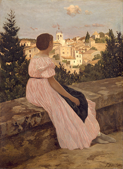 La Robe Rose Frederic Bazille